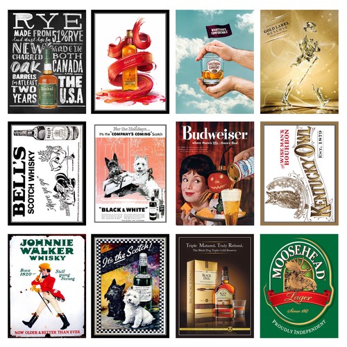 Alcohol retro metal - retro,
