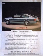 1979 'Vauxhall Royale Coupe' Motor Car Advert - Original Auto Print AD