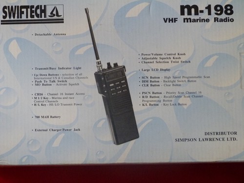 Vhf handheld radio - vhf, marine