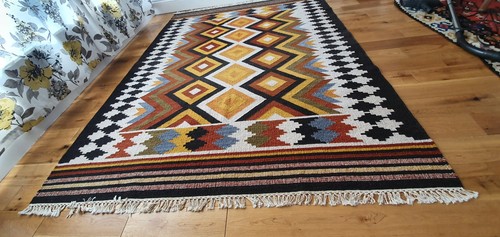 Hand made rug - , wool