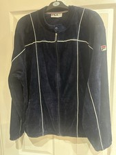 Men's Fila Velour tracksuit top XXL  fantastic condition