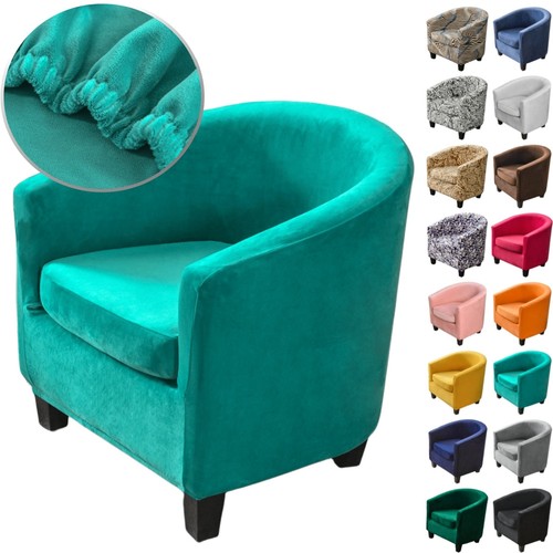 Stretch velvet club sofa chair - stretch,
