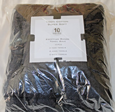 10 piece soft egyptian cotton