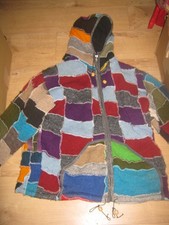 YAK AND YETI LINED HEAVY PATCHWORK JACKET  PI TO PIT 25 IT IS LINED VINTAGE