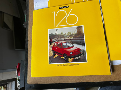 Fiat 126 classic car saloon - classic,