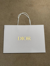 Dior White Paper Bag