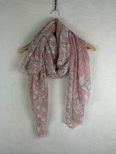 Dusky pink grey - grey, floral