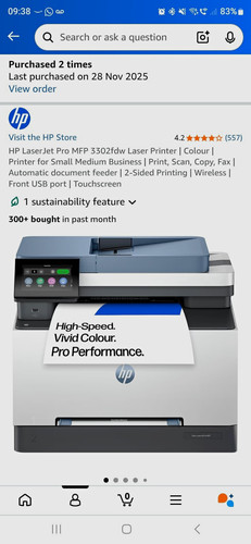 Laserjet pro mfp - pro, 3302fdw