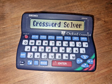 Seiko ER3700 Electronic Crossword Solver Good Working Order