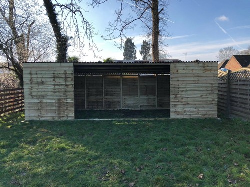 Field shelter 9 - 24', x