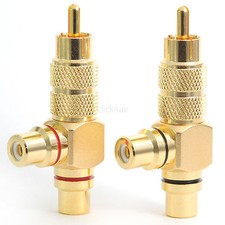 Phono rca splitter - rca, gold