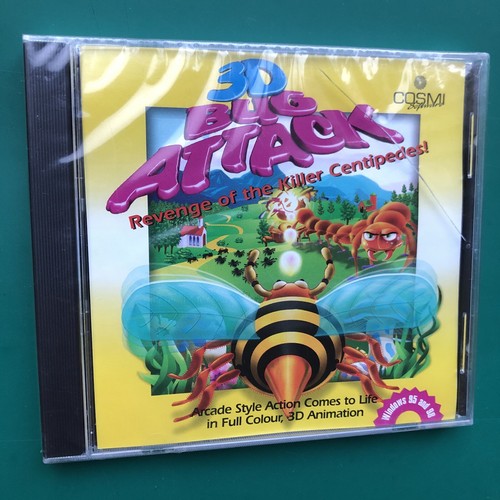 Bug attack pc - 3-d, arcade