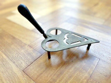 Antique Brass Flat Iron Trivet