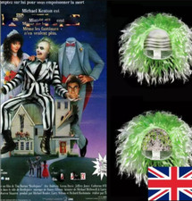 Halloween Beetlejuice Cosplay Wig Terror Party Costume Prop Green Synthetic Hair