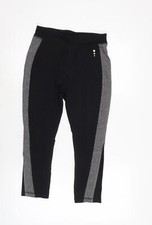 TU Womens Black Cotton Cropped