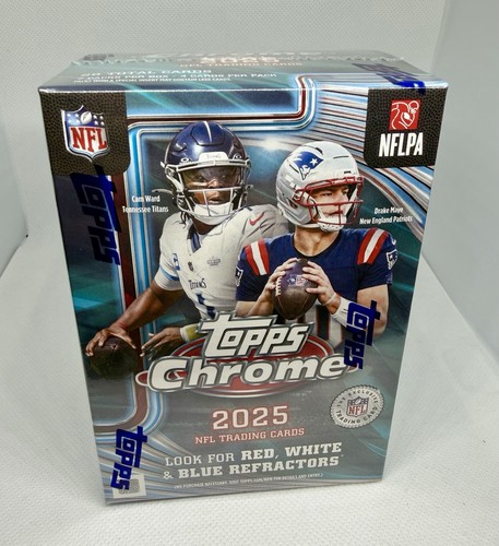 2025 topps chrome nfl football - chrome,