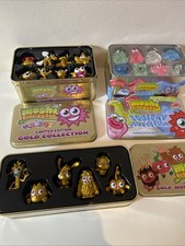 Moshi Monsters 3 X Tins- Gold And Squishy Collection Figures