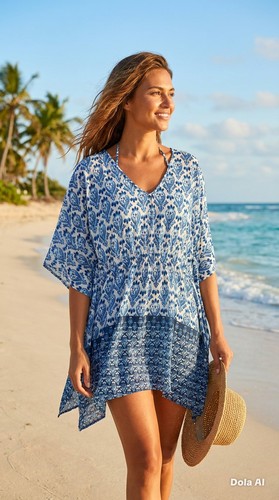 Bnwt blue white paisley - blue, &