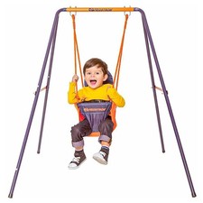 Hedstrom Toddler Swing Age 1-4yrs Folding Steel Frame Outdoor - NEW BOX DAMAGED 