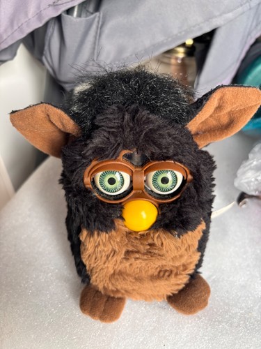 Brown and black furby - brown, 1998