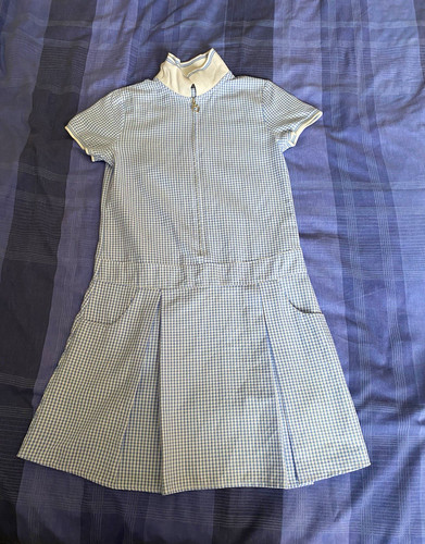 Girls blue white - blue/white, gingham