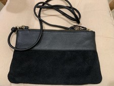 Ladies Small “Next” Black Leather Handbag.  Ex Cond