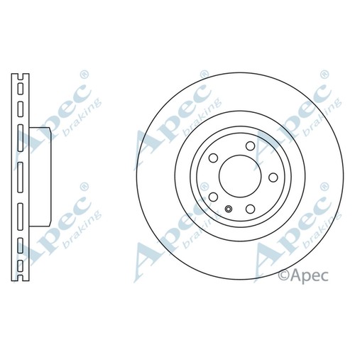 Brake discs vented for audi - 2x,