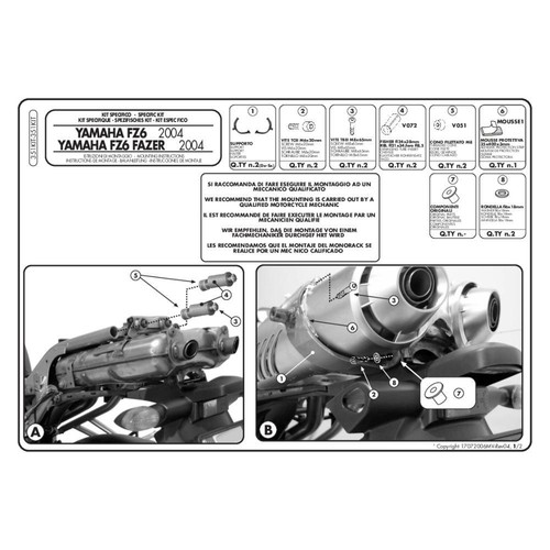 Kit attachments pl351 - attachments, without