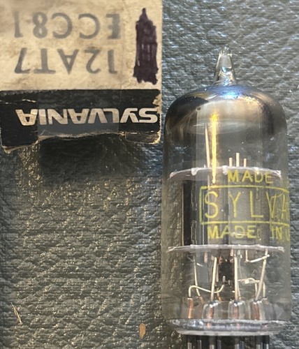 Sylvania 12at7 tube - sylvania,