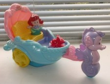 Fisher Price Little People- Little Mermaid Seahorse Carriage + Ariel Figure