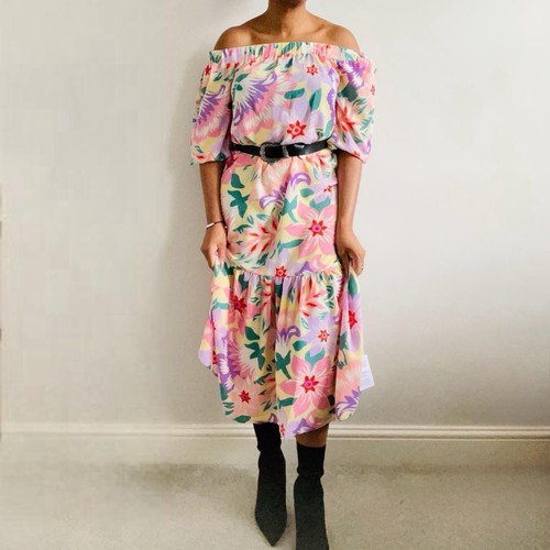 Asos pink floral print off - off, the