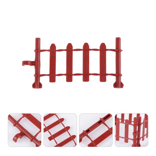 Pcs plastic picket fence - plastic,
