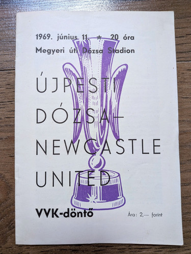 1969 ujpest dozsa newcastle - 1969,