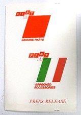 FIAT Genuine Parts Car Press Information 1978