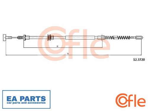 Cable pull parking - parking, brake