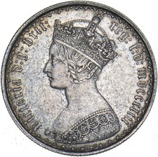 1853 Gothic Florin - Victoria
