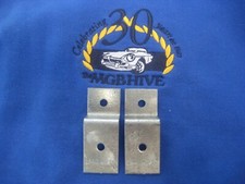 MG MGB MGC ROADSTER or GT PAIR OF  FRONT NUMBER PLATE BACKING BRACKETS  ***X1B