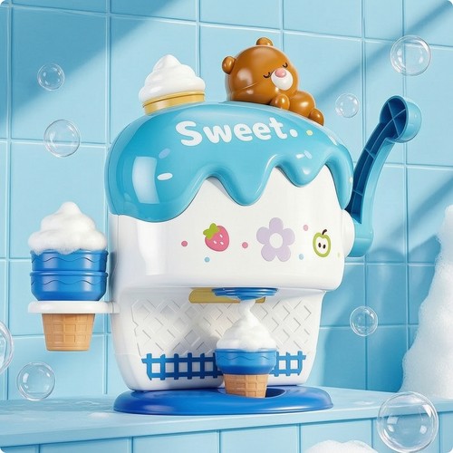 Ice cream bubble machine - cream,