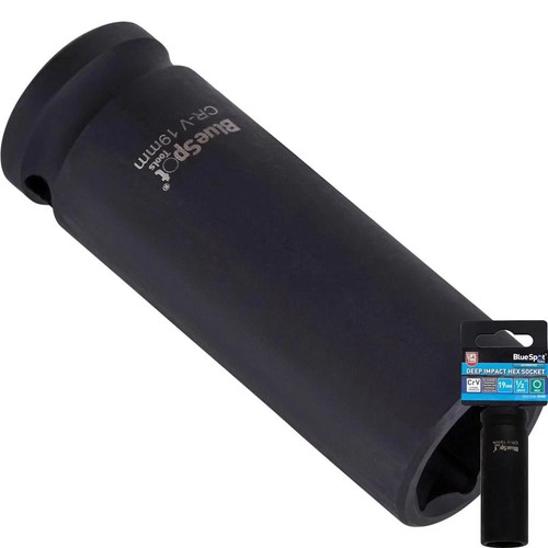 Bluespot 19mm deep socket - deep,