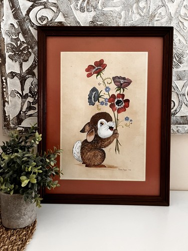 Vintage hand painted - x,