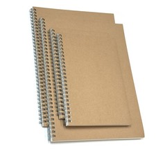 KRAFT notebook A4/A5 Ruled Lined 5MM squared Notepad School book Graph Pad