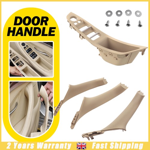 Beige door handle panel - beige,