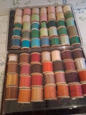 VINTAGE WOODEN COTTON REELS In