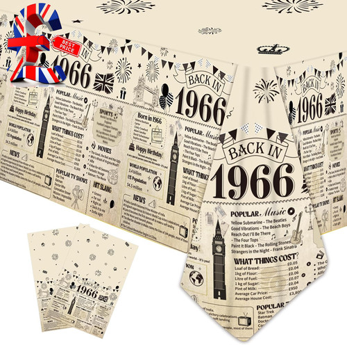 60th birthday table cloth - cloth,