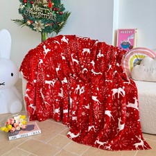 Ultra Soft Faux Fur Throw Bed Mink Soft Warm Fleece Blanket Double & King UK