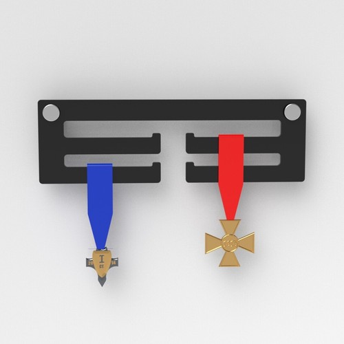 Medal display hanger black - /,