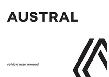RENAULT AUSTRAL OWNERS MANUAL HANDBOOK NEW PRINT - FREE POSTAGE