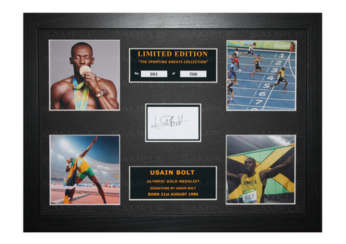 Usain bolt signed - signed, ltd