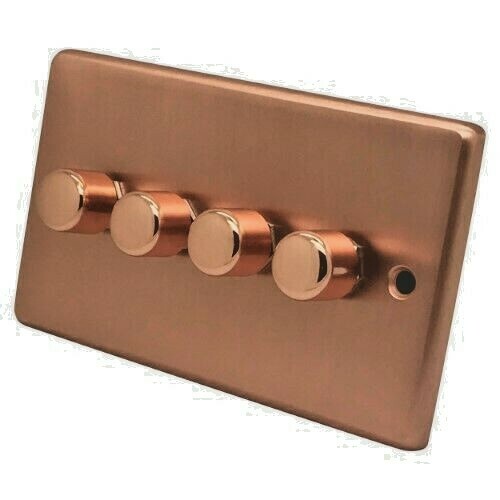 Brushed matt satin copper - matt,