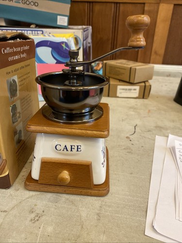 Manual coffee bean grinder - coffee,